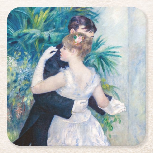 Dessous De Verre Carré Pierre-Auguste Renoir - Danse urbaine (Devant)