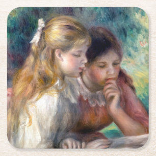 Dessous De Verre Carré Pierre-Auguste Renoir - Lecture