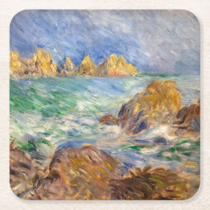 Dessous De Verre Carré Pierre-Auguste Renoir - Marine, Guernesey