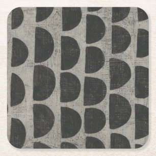 Dessous De Verre Carré Pierre - demi-cercles
