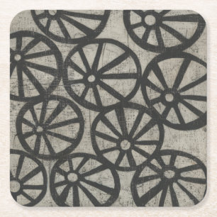 Dessous De Verre Carré Pierre - Roues
