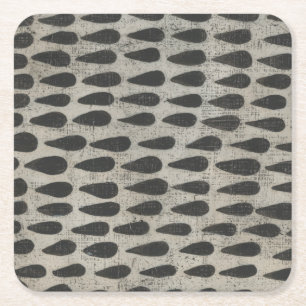 Dessous De Verre Carré Pierres - gouttes