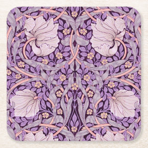 Dessous De Verre Carré Pimpernel Purple, William Morris