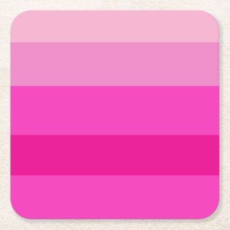 Dessous De Verre Carré Pink Stripes Pattern