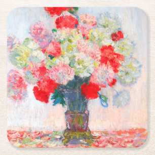Dessous De Verre Carré Pivoines de Monet