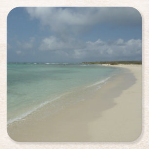 Dessous De Verre Carré Plage d'Aruba II Magnifique paysage naturel