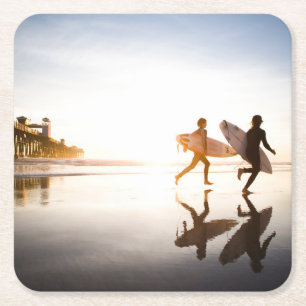 Dessous De Verre Carré Plage d'Oceanside