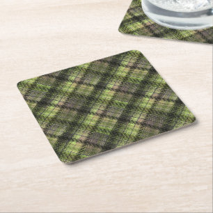 Dessous De Verre Carré Plaid écossais écossais écossais écossais classiqu
