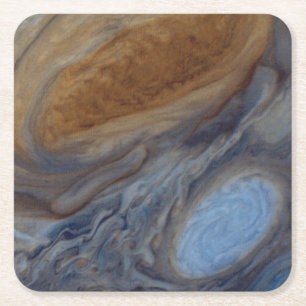 Dessous De Verre Carré Planète Jupiter Great Red Spot