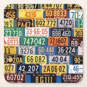 Dessous De Verre Carré Plaques minéralogiques par H. Wilson Smith