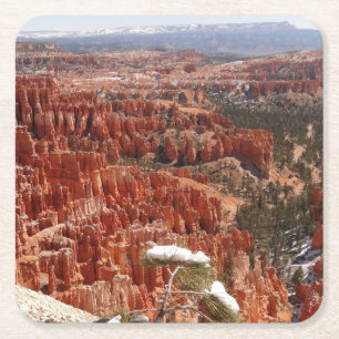 Dessous De Verre Carré Point d'inspiration à Bryce Canyon I