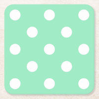 Points blancs verts de menthe classique Modèle élé