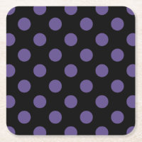 Pois ultra violets en noir