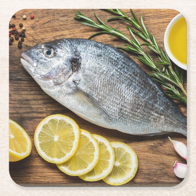 Dessous De Verre Carré Poisson Dorado (Devant)