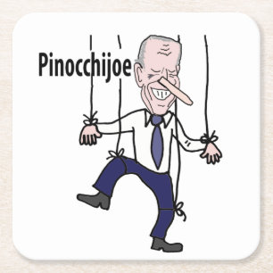 Dessous De Verre Carré Politique drôle Anti Joe Biden Pun