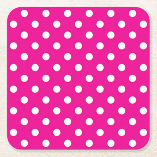 Dessous De Verre Carré Polka dot