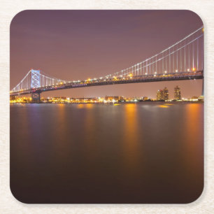 Dessous De Verre Carré Pont de Ben Franklin