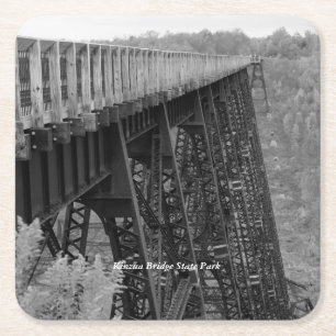 Dessous De Verre Carré Pont Skywalk de Kinzua