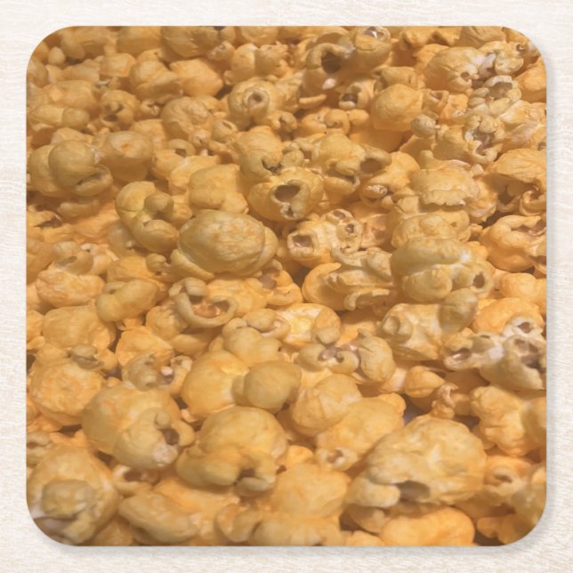 Dessous De Verre Carré Popcorn (Devant)