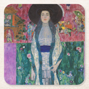 Dessous De Verre Carré Portrait d'Adèle Bloch Bauer, Gustav Klimt