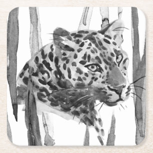 Dessous De Verre Carré Portrait de Cheetah