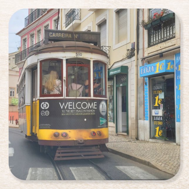 Dessous De Verre Carré Portugal-Lisbonne (Devant)