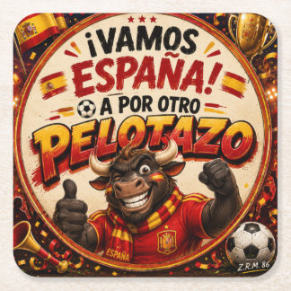 Dessous De Verre Carré Posavaso vamos España