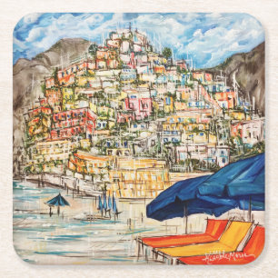 Dessous De Verre Carré Positano