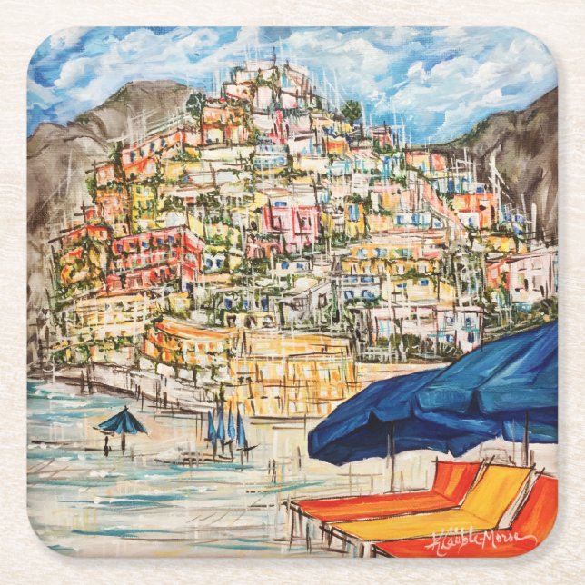 Dessous De Verre Carré Positano (Devant)