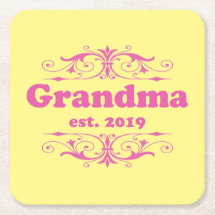 Dessous De Verre Carré Pour Cette Spéciale "Grand-mère 2019"