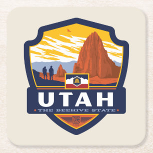 Dessous De Verre Carré Prix d'État Utah