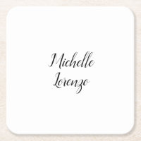 Professionnel Moderne Simple Plain Votre Nom