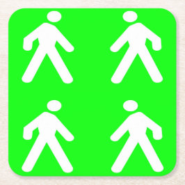 Dessous De Verre Carré Promenez-vous dans le vert