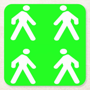 Dessous De Verre Carré Promenez-vous dans le vert