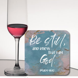 Dessous De Verre Carré Psaume biblique