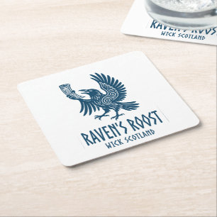 Dessous De Verre Carré Pub Raven's Roost Wick Écosse