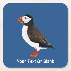 Dessous De Verre Carré Puffin de l'Atlantique