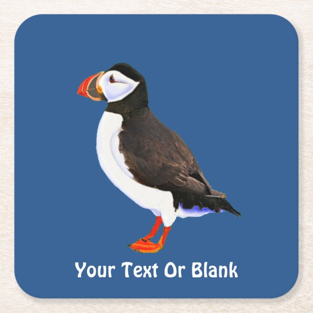 Dessous De Verre Carré Puffin de l'Atlantique (Devant)