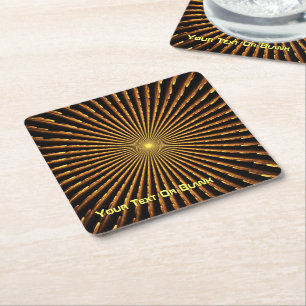 Dessous De Verre Carré Pulsar