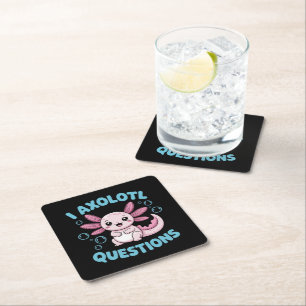 Dessous De Verre Carré questions sur l'axolotl
