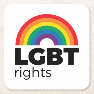 Dessous De Verre Carré Rainbow Rights