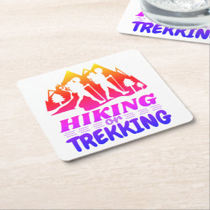 Dessous De Verre Carré Randonnée ou trekking