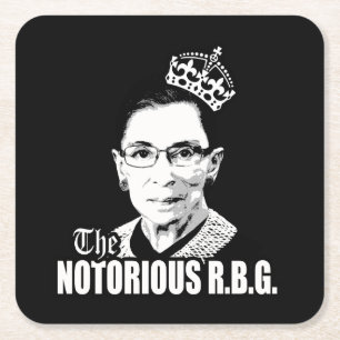 Dessous De Verre Carré RBG notoire