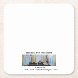 DESSOUS DE VERRE CARRÉ #REALUSAPRESIDENT #CELEBRITY #DR #ISHAHLAURAH