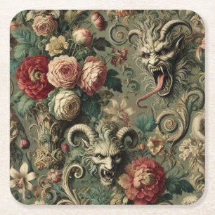 Dessous De Verre Carré 🩸 Récolte Renégate – Gothique Victorien