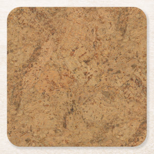 Dessous De Verre Carré Regard du bois de grain de fumée d'écorce