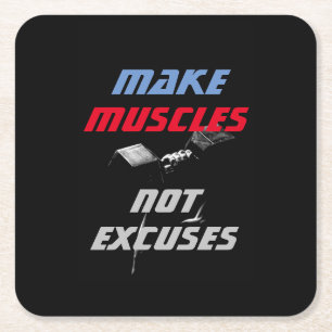 Dessous De Verre Carré Rendre les muscles Bodybuilding Fitness Motivation