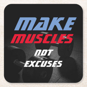 Dessous De Verre Carré Rendre les muscles Bodybuilding Fitness Motivation