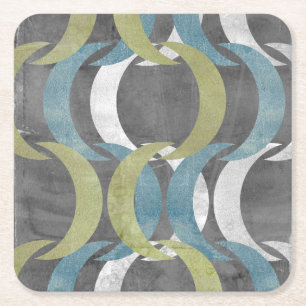 Dessous De Verre Carré Répétition géométrique I