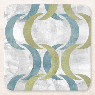 Dessous De Verre Carré Répétition géométrique III